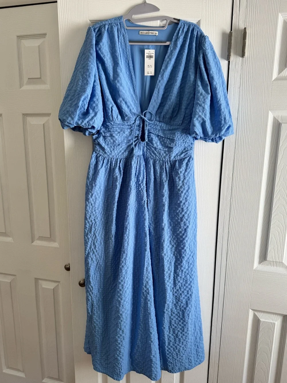 Abercrombie tie front maxi dress